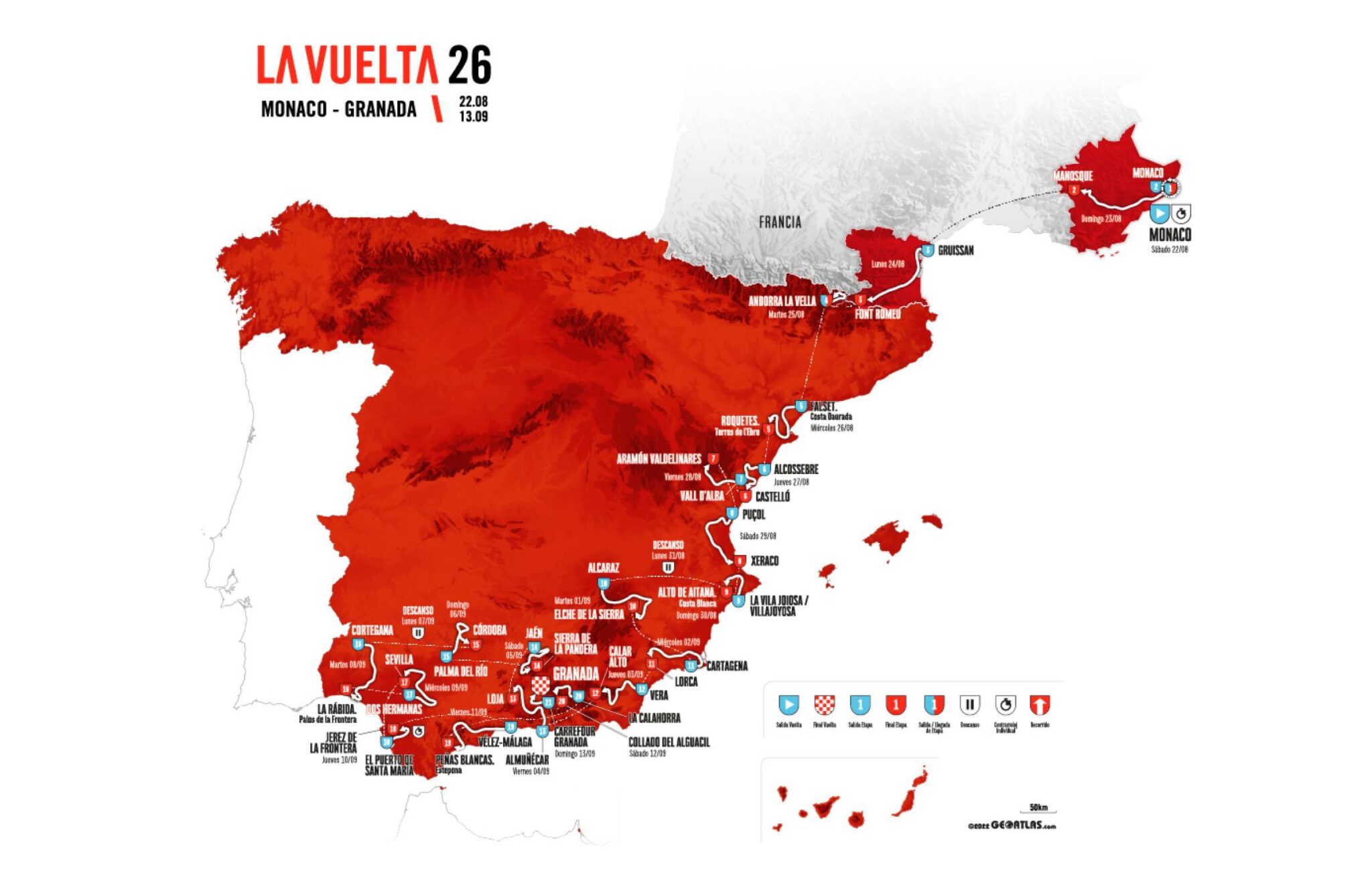 vuelta 2026 schedule